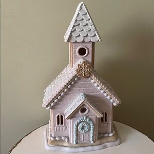 Charming Pink and White Decorative Church